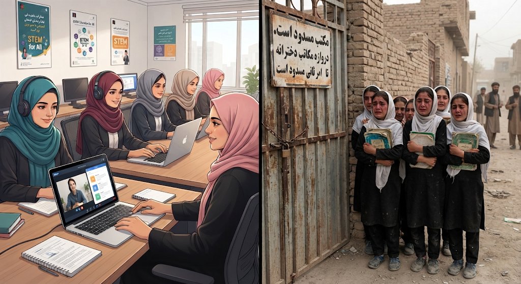 آموزش عصر امروز؛ مکتب، مدرسه و آموزش آنلاین