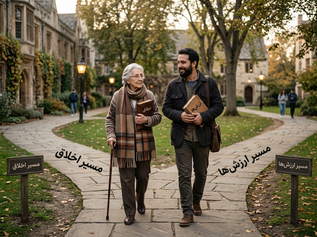 اخلاق و ارزش ها، دو پدیده ی متفاوت – ولی آمیخته به هم
